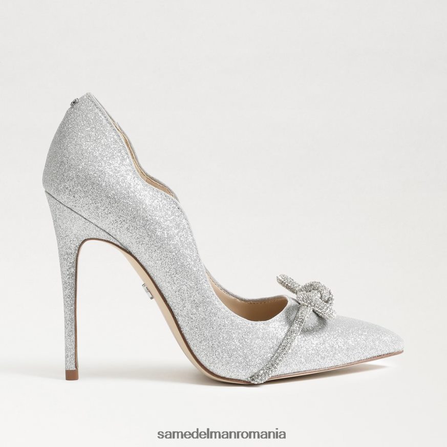 Sam Edelman încălţăminte argint moale femei deela toc ascutit HN448Z754