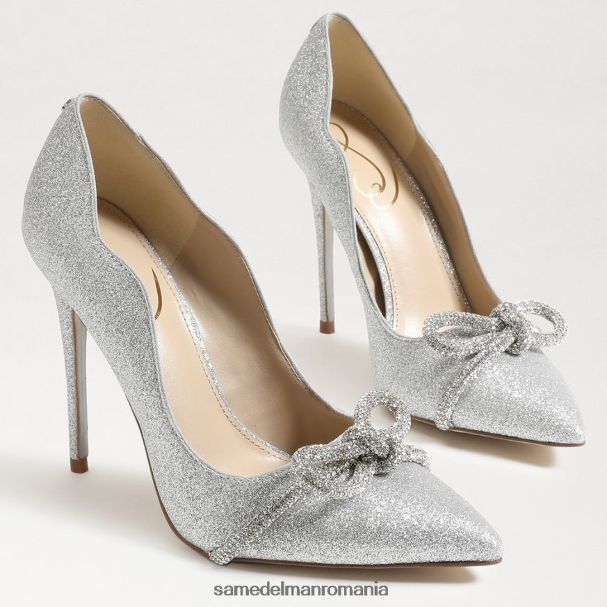 Sam Edelman încălţăminte argint moale femei deela toc ascutit HN448Z754