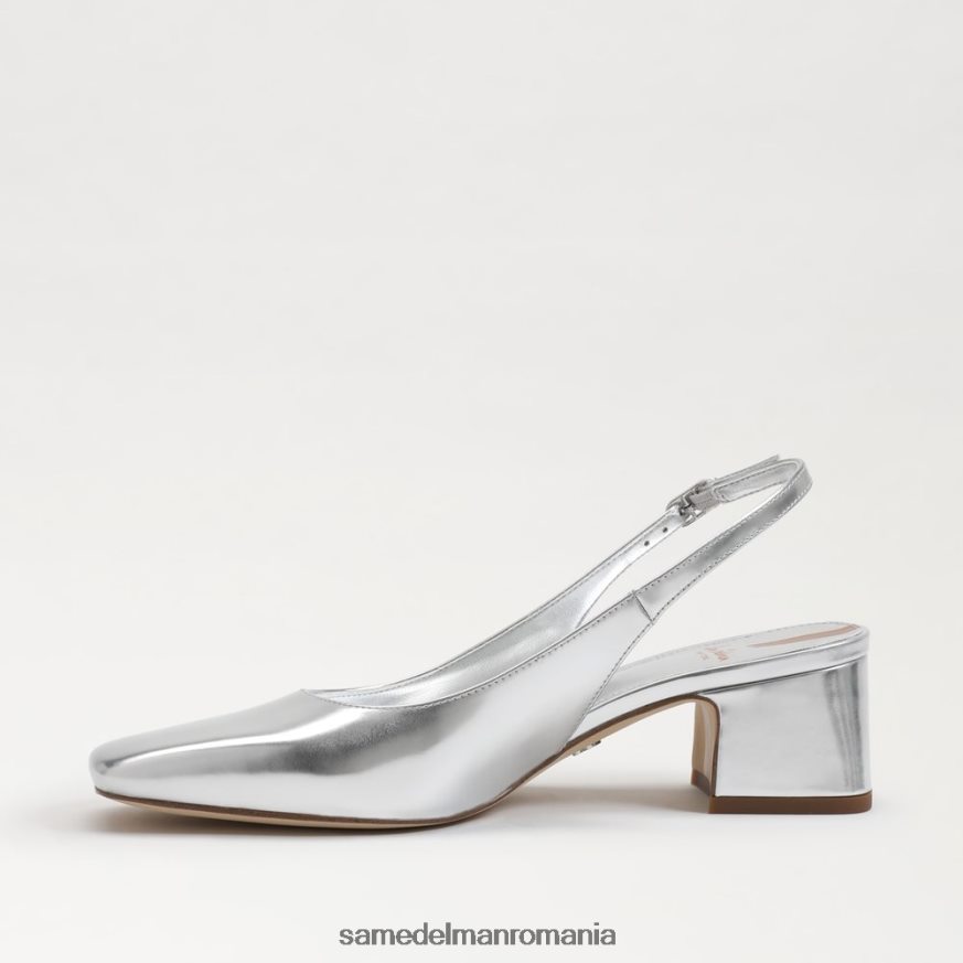 Sam Edelman încălţăminte argint moale femei terra slingback kitten heel HN448Z187