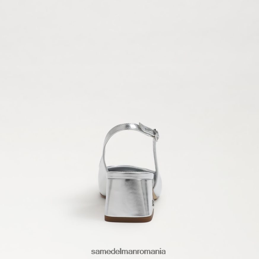 Sam Edelman încălţăminte argint moale femei terra slingback kitten heel HN448Z187