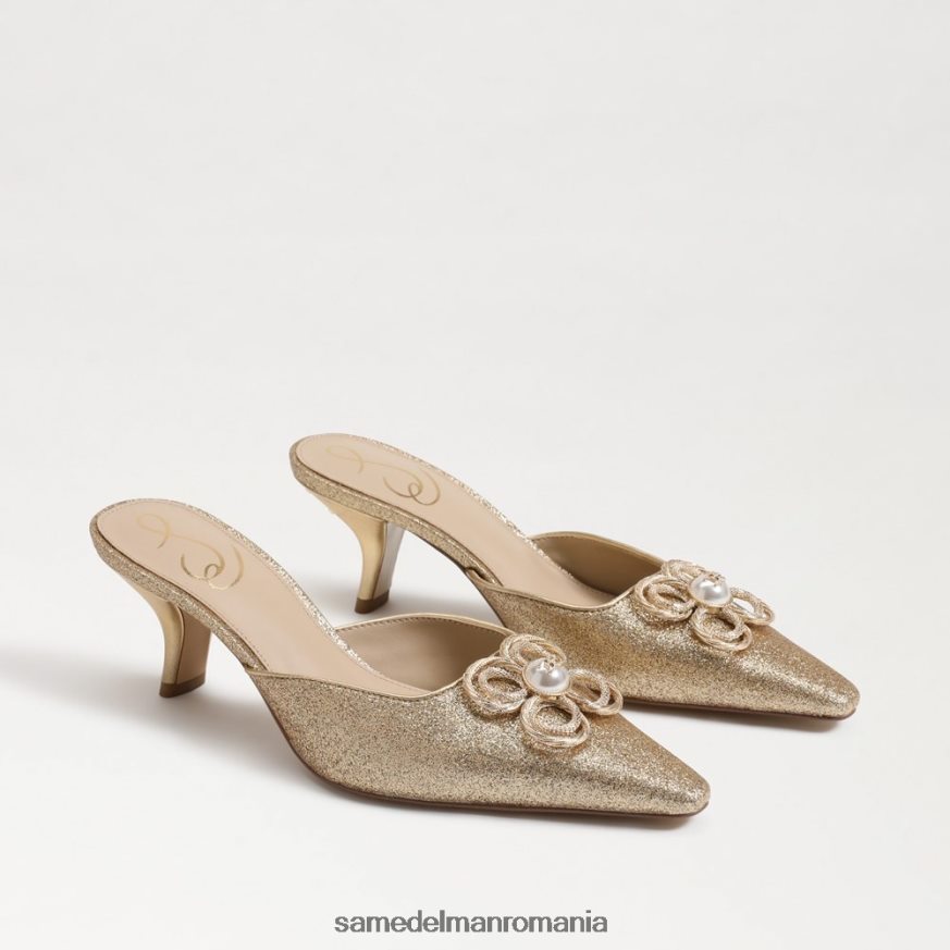 Sam Edelman încălţăminte aur chihlimbar femei brit tour kitten heel HN448Z589