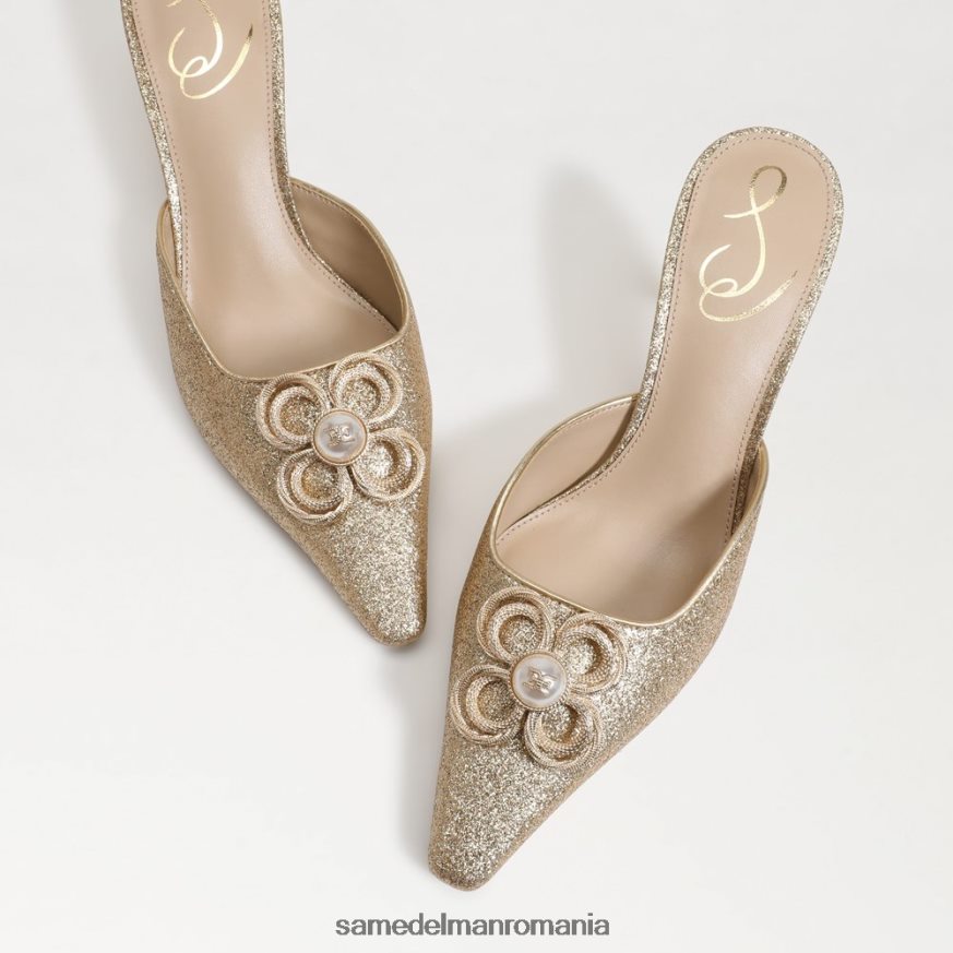 Sam Edelman încălţăminte aur chihlimbar femei brit tour kitten heel HN448Z589