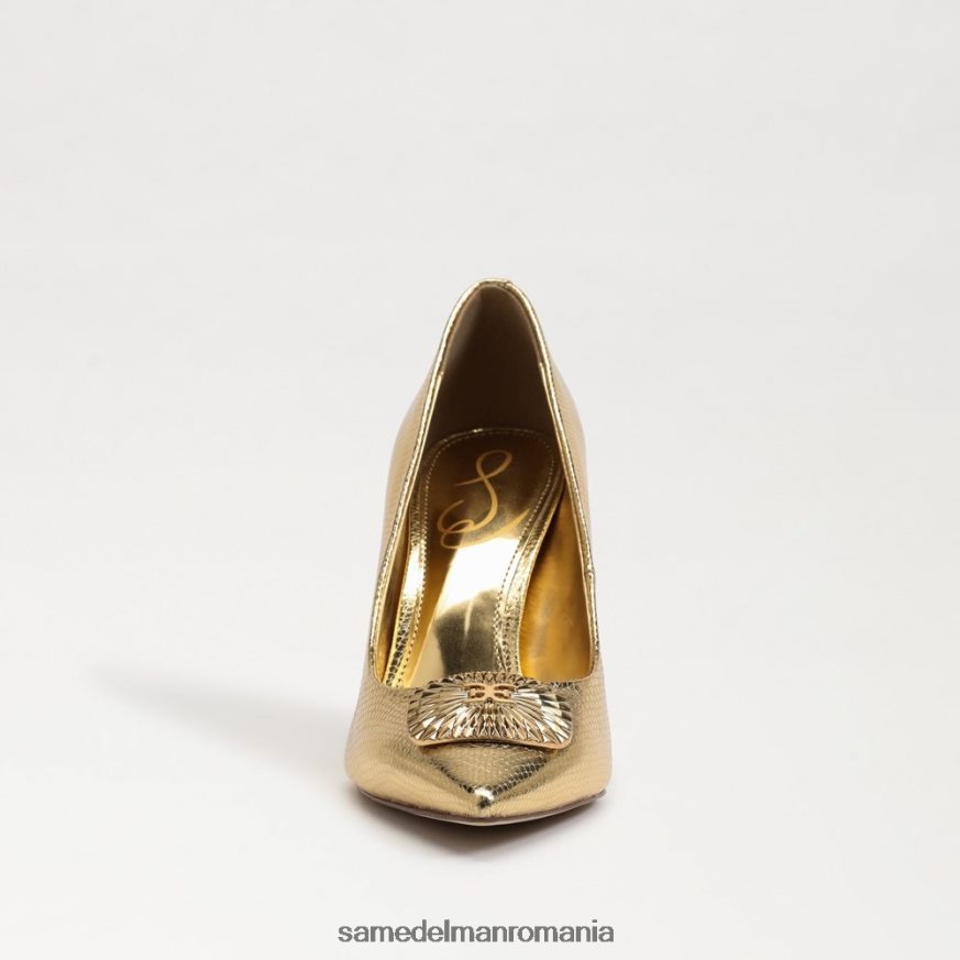 Sam Edelman încălţăminte aur chihlimbar femei toc ascuțit radiant alun HN448Z656