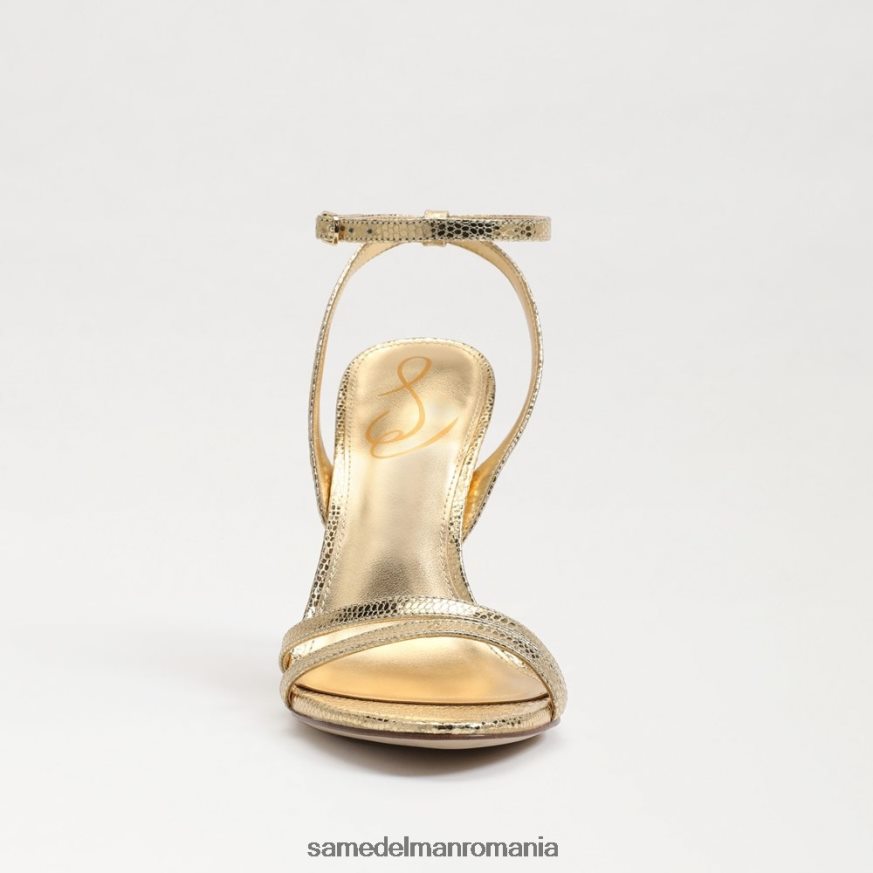 Sam Edelman încălţăminte aur chihlimbar femei toc cu cureaua gemmie HN448Z676