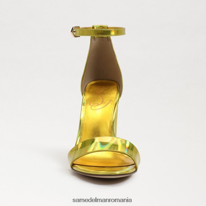 Sam Edelman încălţăminte aur mimoza femei sandale cu toc bloc yaro HN448Z333