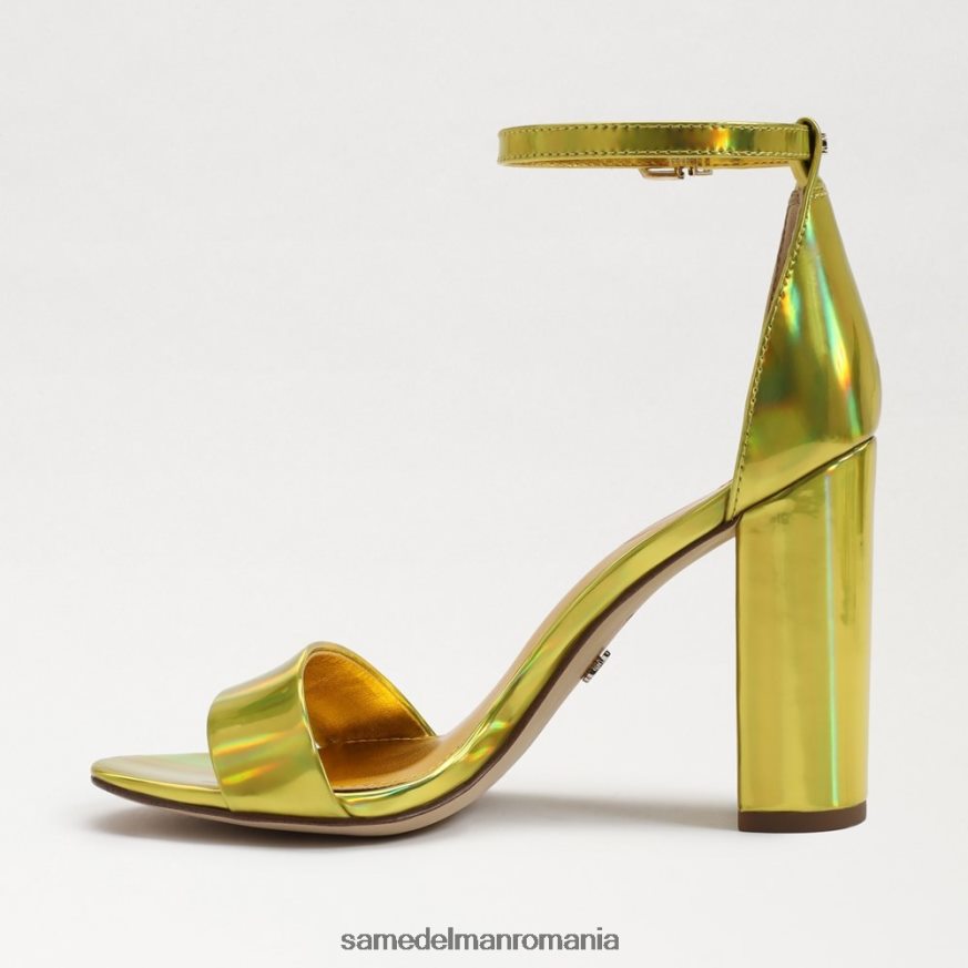 Sam Edelman încălţăminte aur mimoza femei sandale cu toc bloc yaro HN448Z333