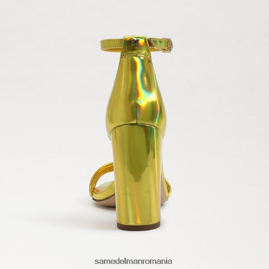Sam Edelman încălţăminte aur mimoza femei sandale cu toc bloc yaro HN448Z333