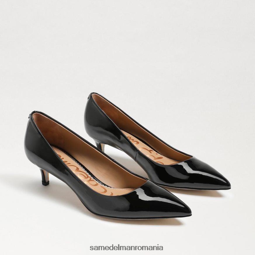 Sam Edelman încălţăminte brevet negru femei dori kitten heel pump HN448Z544