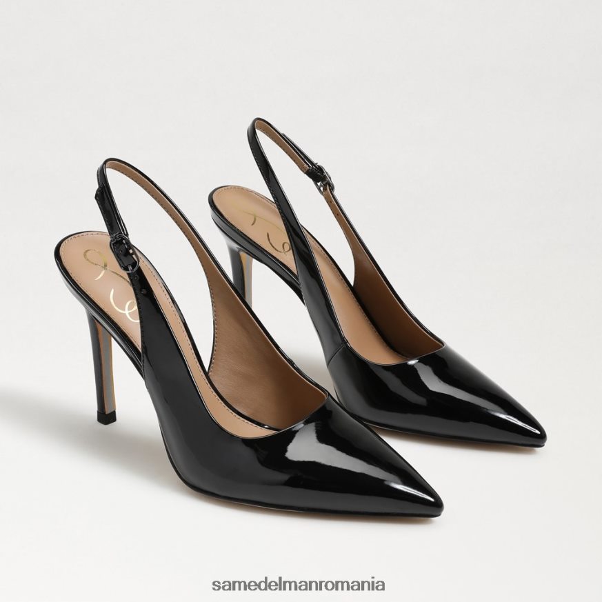 Sam Edelman încălţăminte brevet negru femei pompă hazel slingback HN448Z663