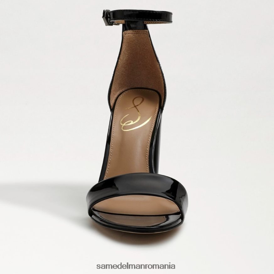 Sam Edelman încălţăminte brevet negru femei sandale cu toc bloc yaro HN448Z336