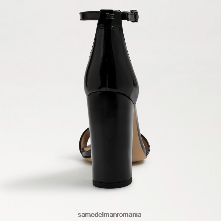Sam Edelman încălţăminte brevet negru femei sandale cu toc bloc yaro HN448Z336