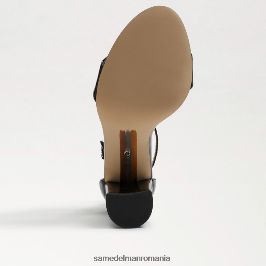 Sam Edelman încălţăminte brevet negru femei sandale cu toc bloc yaro HN448Z336