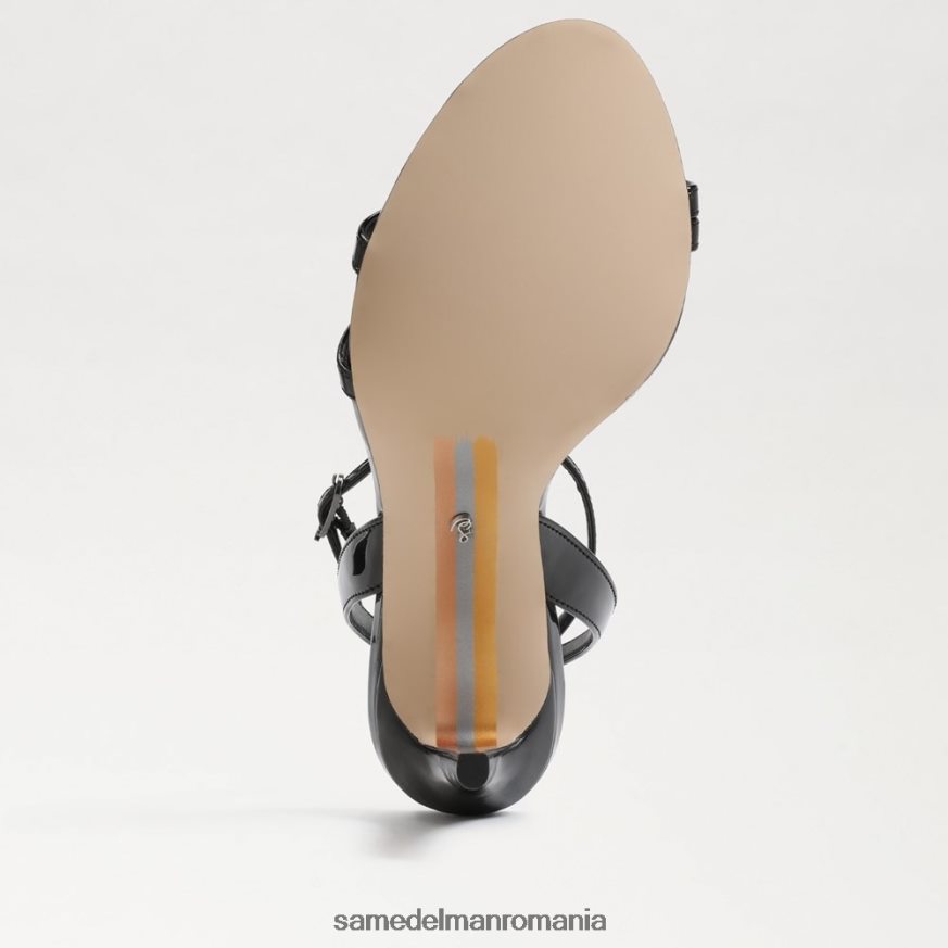 Sam Edelman încălţăminte brevet negru femei toc cu cureaua gemmie HN448Z672