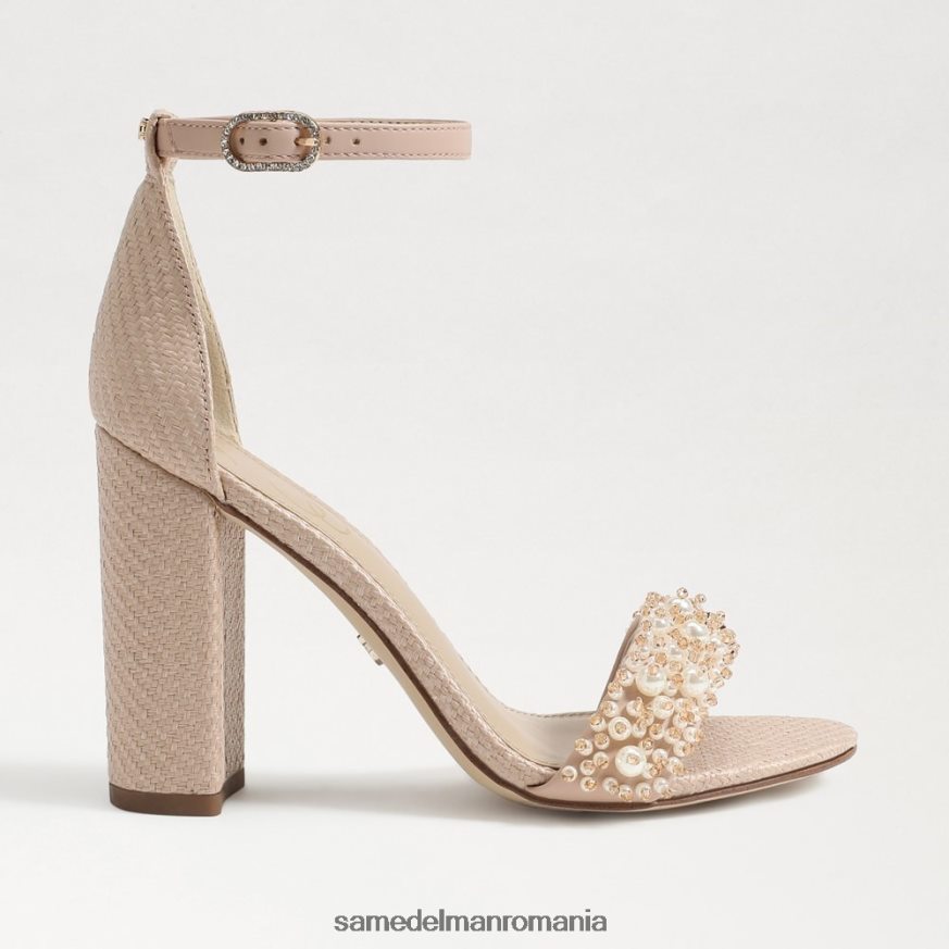 Sam Edelman încălţăminte bronz cald femei sandale cu toc bloc yaro perla HN448Z617