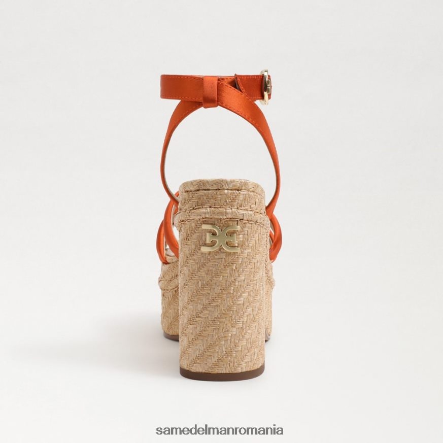 Sam Edelman încălţăminte cali portocaliu femei sandale cu toc platforma tibby HN448Z439