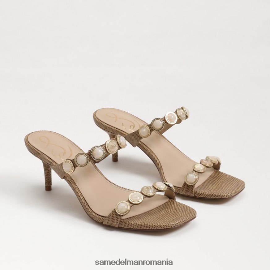 Sam Edelman încălţăminte crema de chai femei palma kitten heel mule HN448Z492