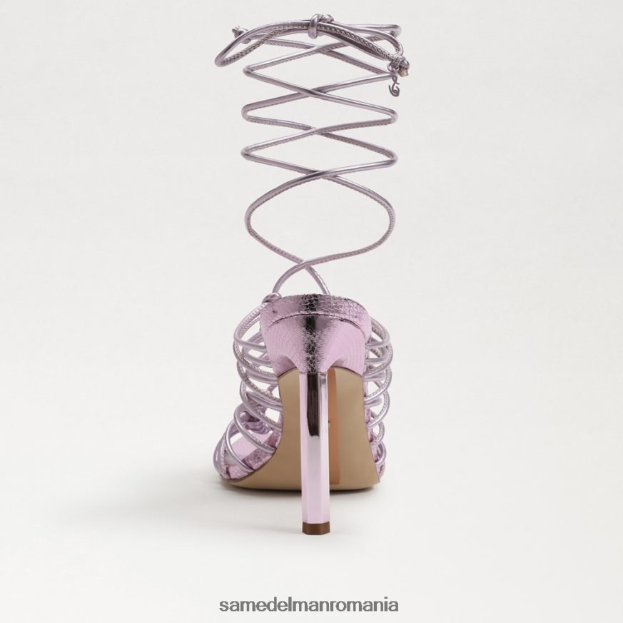 Sam Edelman încălţăminte cuarț liliac femei sandale stiletto cu șireturi lylah HN448Z440
