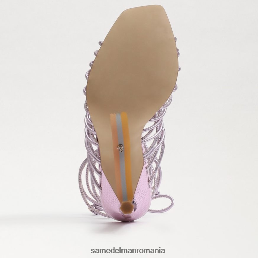 Sam Edelman încălţăminte cuarț liliac femei sandale stiletto cu șireturi lylah HN448Z440