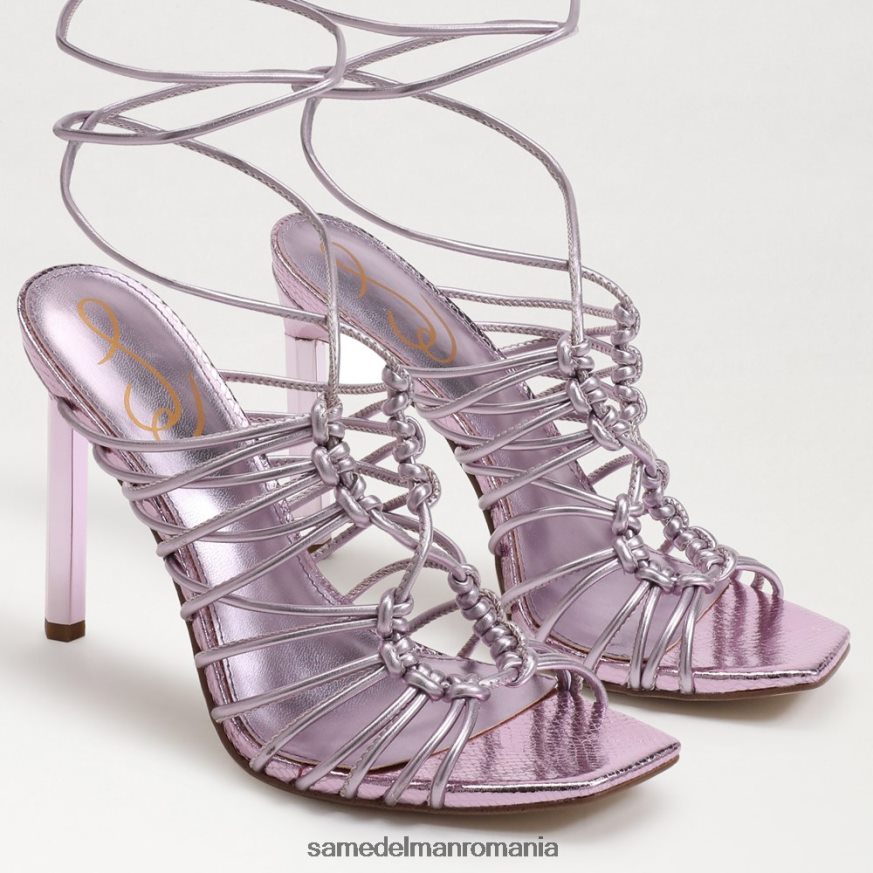 Sam Edelman încălţăminte cuarț liliac femei sandale stiletto cu șireturi lylah HN448Z440