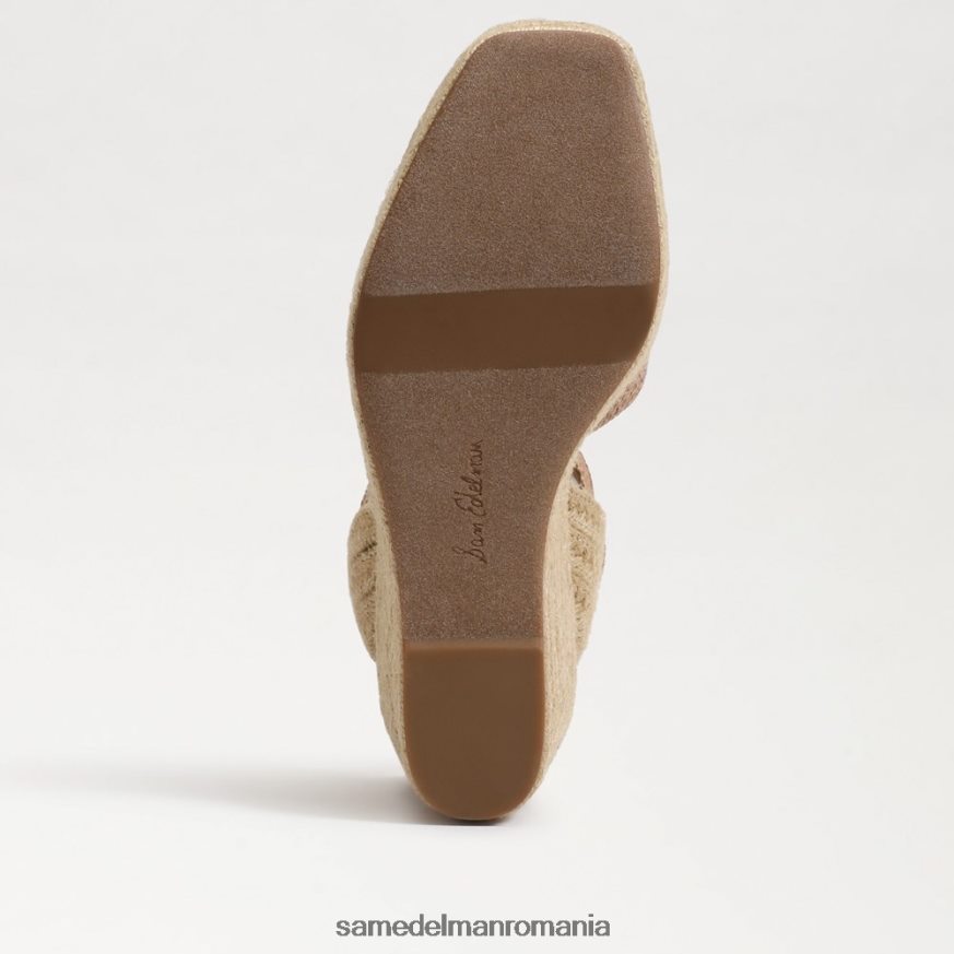 Sam Edelman încălţăminte cuoio femei vada sandale cu pană espadrile HN448Z384