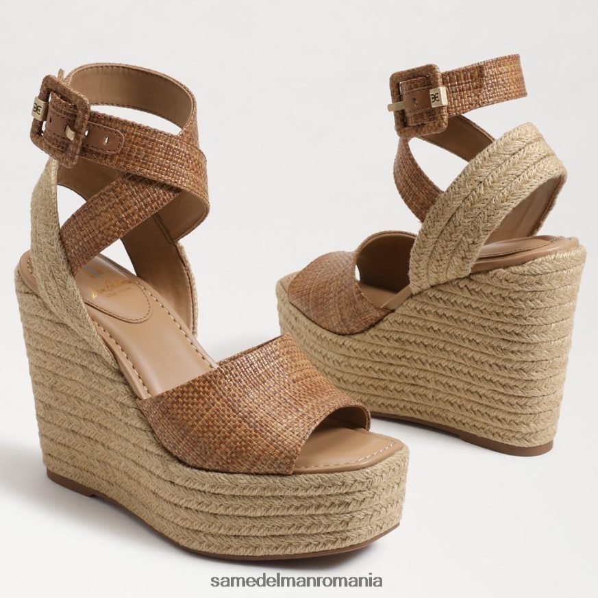 Sam Edelman încălţăminte cuoio femei vada sandale cu pană espadrile HN448Z384
