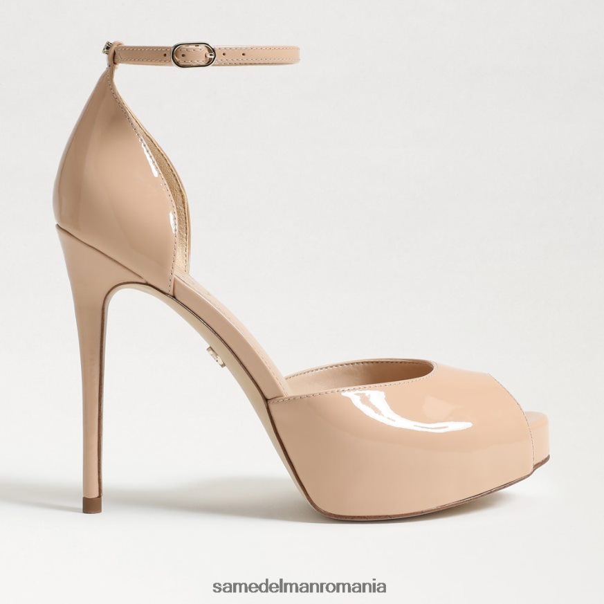 Sam Edelman încălţăminte fard de obraz bej femei toc platformă florencia peep toe HN448Z768