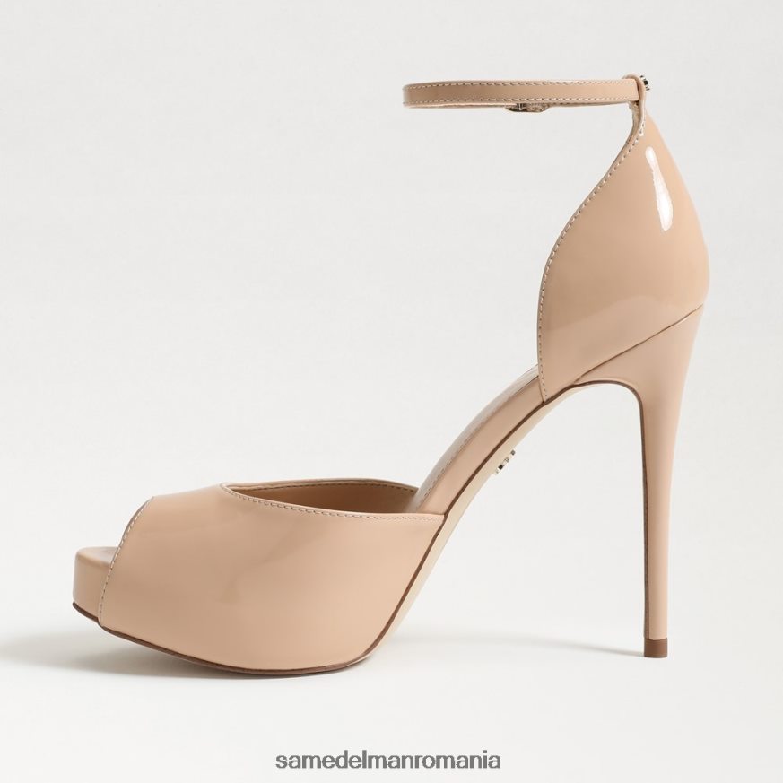 Sam Edelman încălţăminte fard de obraz bej femei toc platformă florencia peep toe HN448Z768