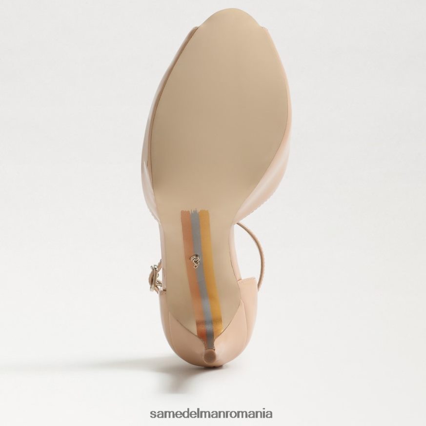 Sam Edelman încălţăminte fard de obraz bej femei toc platformă florencia peep toe HN448Z768