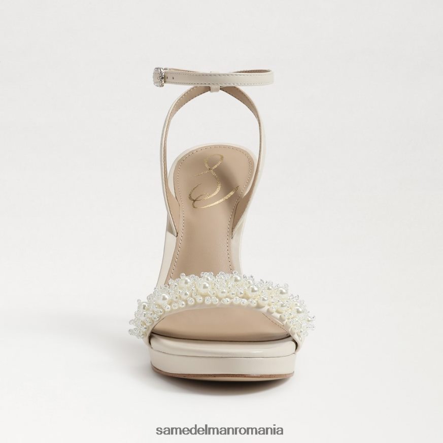 Sam Edelman încălţăminte fildeș modern femei jad perla curea la gleznă toc HN448Z615