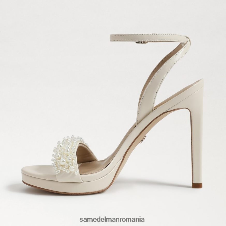 Sam Edelman încălţăminte fildeș modern femei jad perla curea la gleznă toc HN448Z615