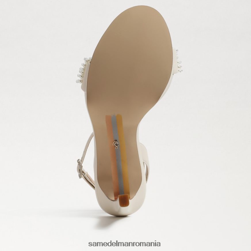 Sam Edelman încălţăminte fildeș modern femei jad perla curea la gleznă toc HN448Z615