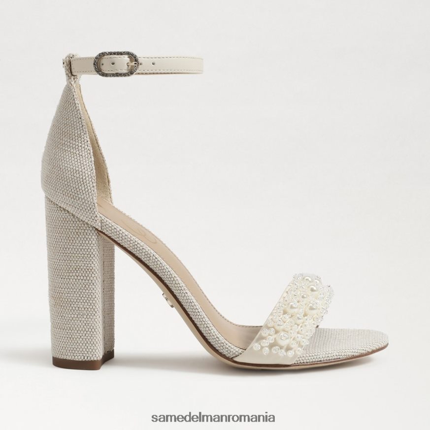 Sam Edelman încălţăminte fildeș modern femei sandale cu toc bloc yaro perla HN448Z618