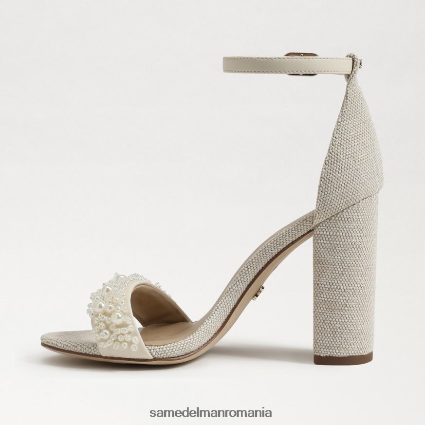 Sam Edelman încălţăminte fildeș modern femei sandale cu toc bloc yaro perla HN448Z618