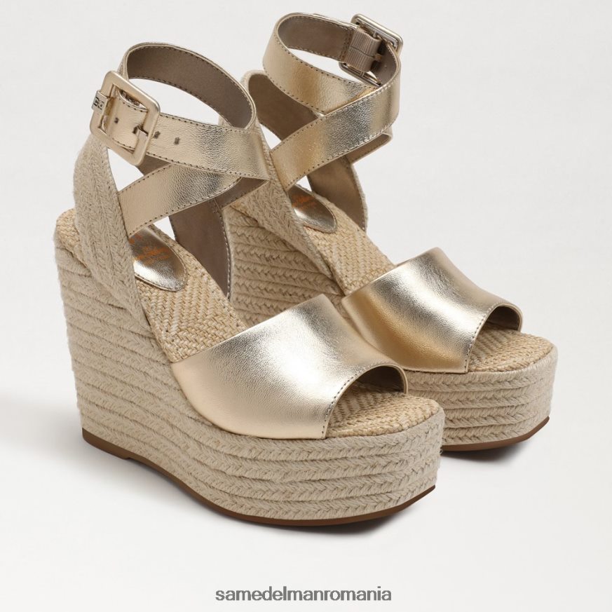 Sam Edelman încălţăminte frunza de aur femei vada sandale cu pană espadrile HN448Z383