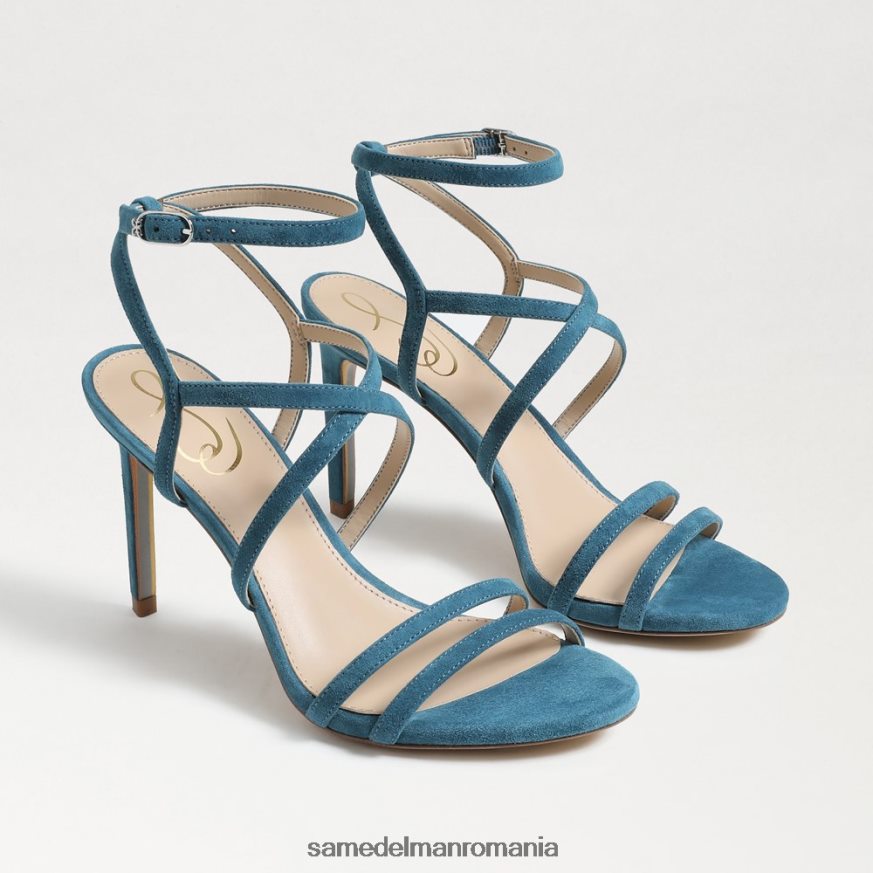 Sam Edelman încălţăminte indigo sălbatic femei toc cu bretele delanie HN448Z652