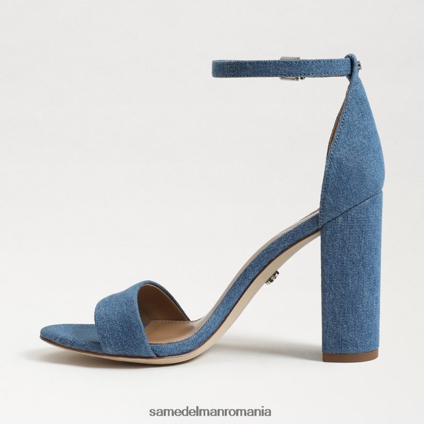 Sam Edelman încălţăminte indigo spălat femei sandale cu toc bloc yaro HN448Z320