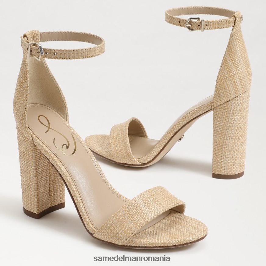 Sam Edelman încălţăminte lemn de fag albit femei sandale cu toc bloc yaro HN448Z322