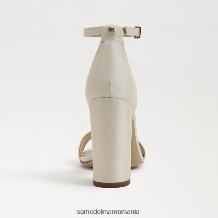 Sam Edelman încălţăminte mătase perla fildeș femei sandale cu toc bloc yaro HN448Z321