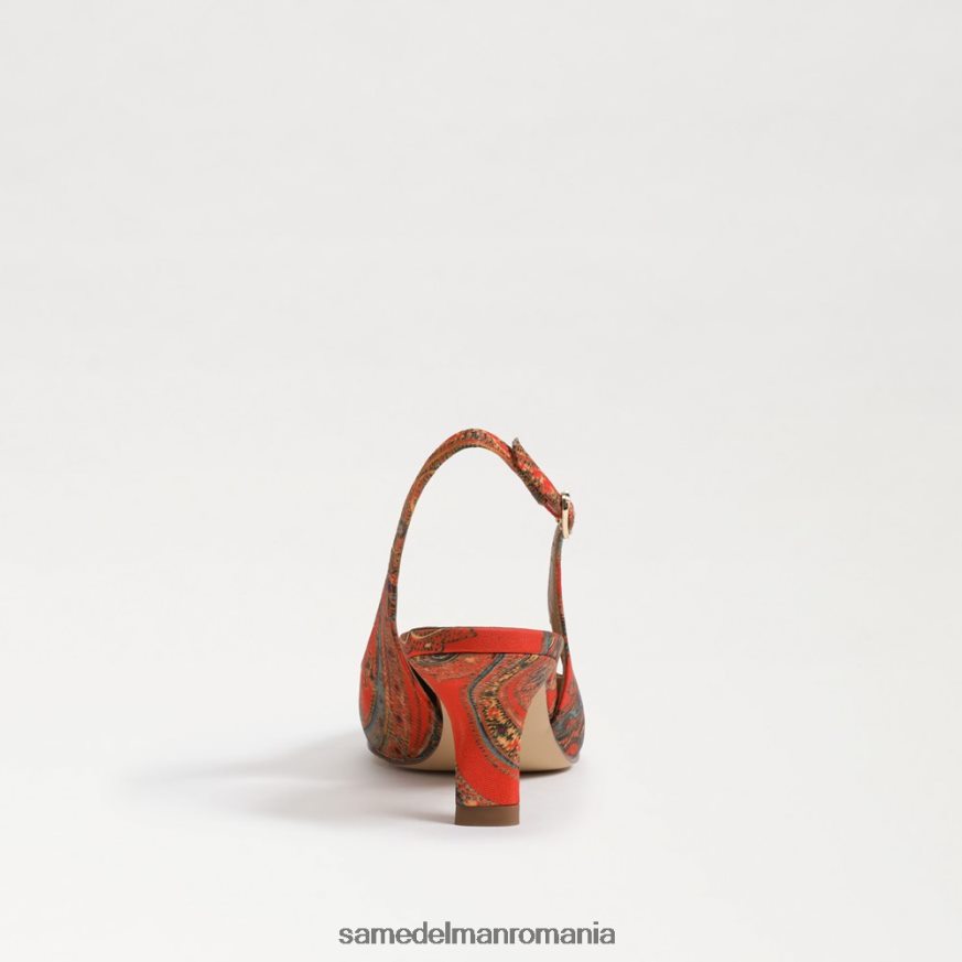 Sam Edelman încălţăminte mac portocaliu femei pompă bianka slingback HN448Z92