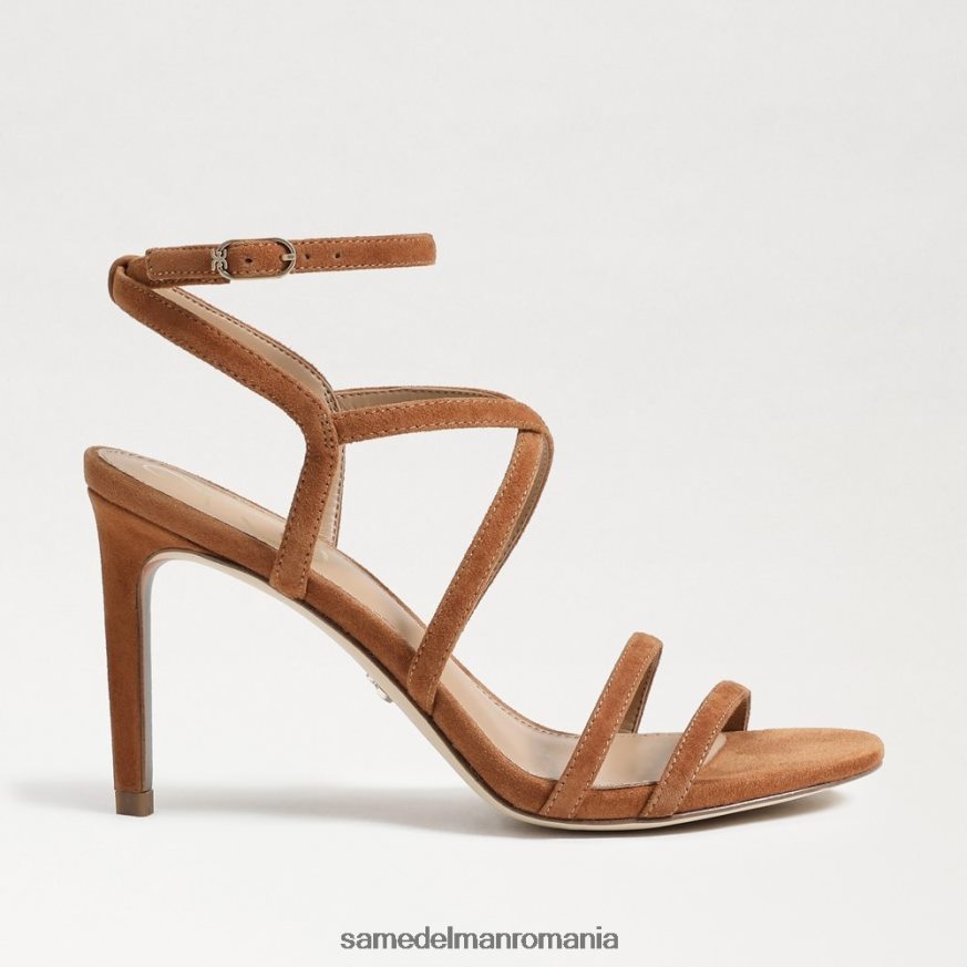 Sam Edelman încălţăminte maro de frontieră femei toc cu bretele delanie HN448Z651