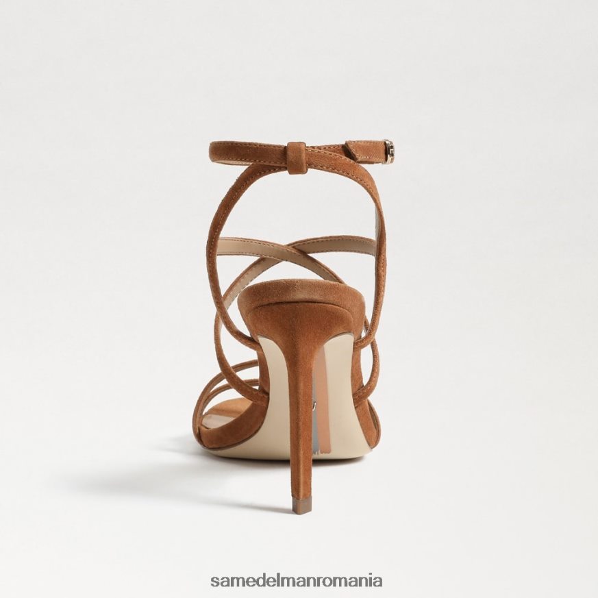Sam Edelman încălţăminte maro de frontieră femei toc cu bretele delanie HN448Z651