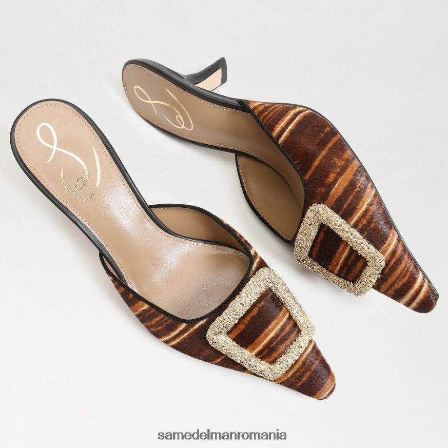 Sam Edelman încălţăminte maro multiplu femei brit kitten heel mule HN448Z430