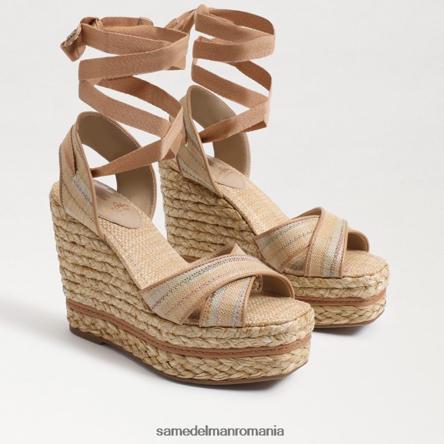Sam Edelman încălţăminte multi rafie naturala femei sandale cu pană vaughn espadrile HN448Z244