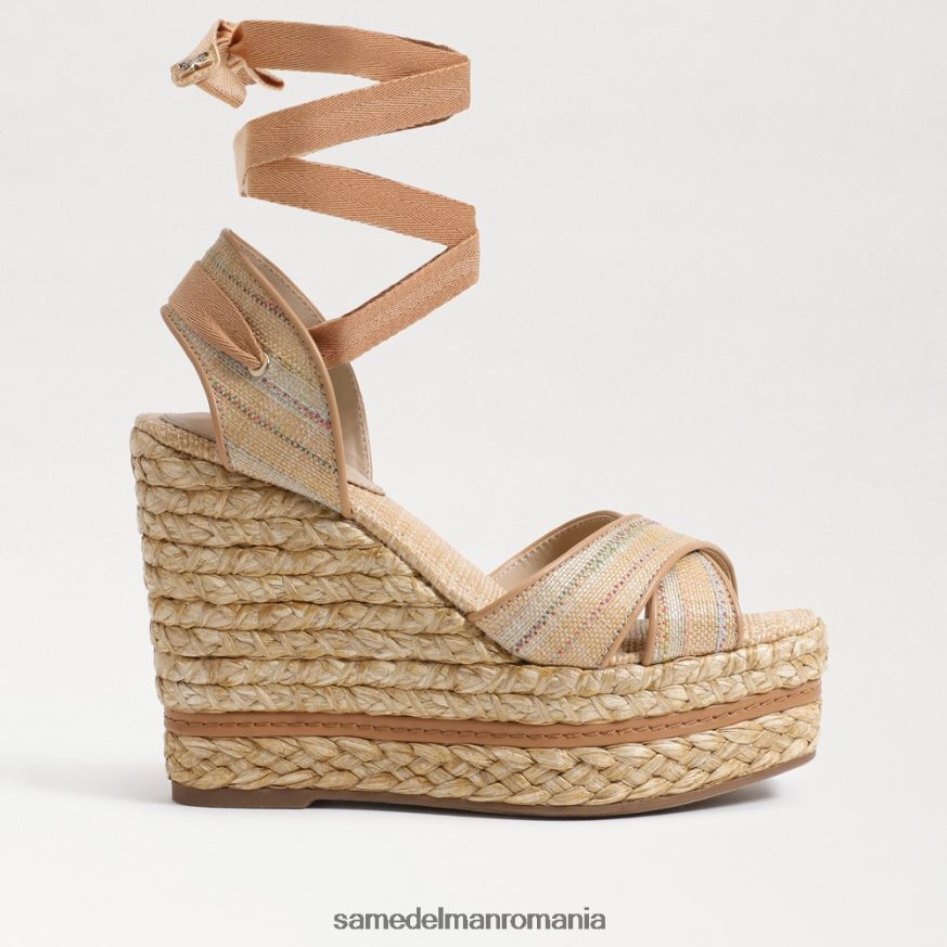Sam Edelman încălţăminte multi rafie naturala femei sandale cu pană vaughn espadrile HN448Z244
