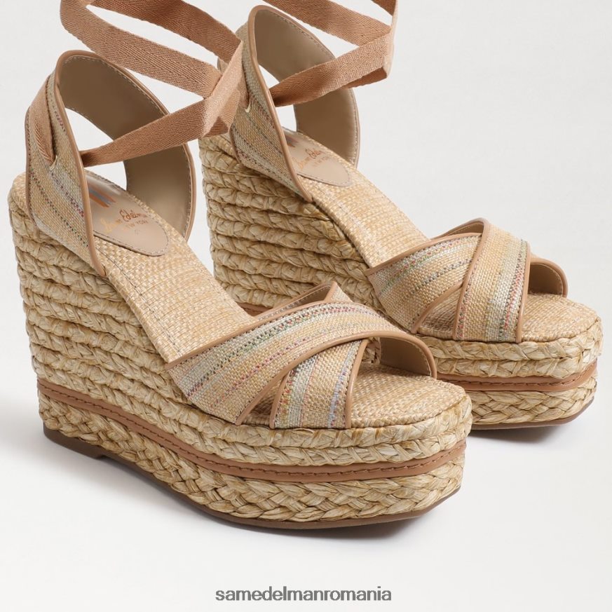 Sam Edelman încălţăminte multi rafie naturala femei sandale cu pană vaughn espadrile HN448Z244