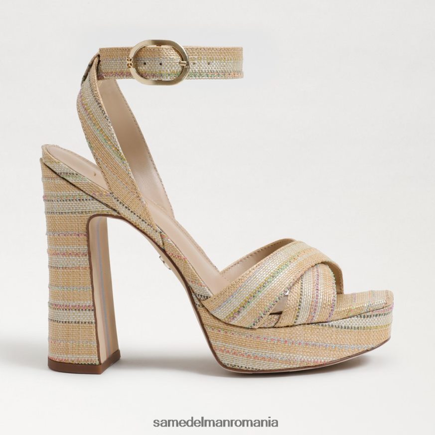 Sam Edelman încălţăminte multi rafie naturala femei sandale cu platformă kayna HN448Z510