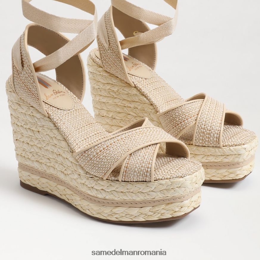Sam Edelman încălţăminte natural femei sandale cu pană vaughn espadrile HN448Z246