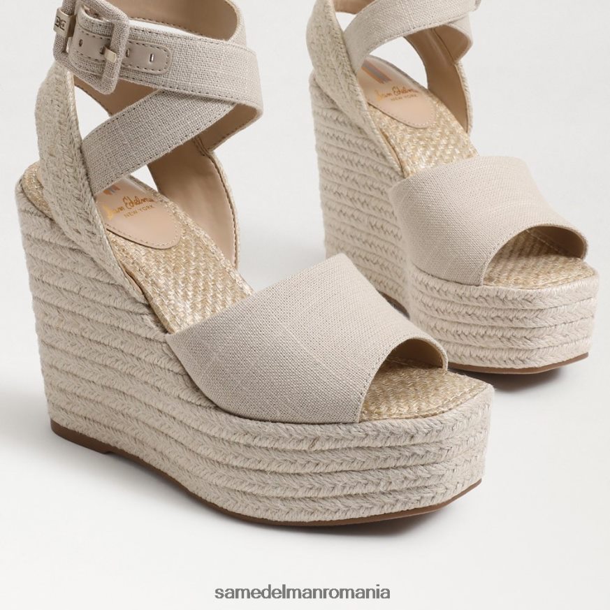 Sam Edelman încălţăminte natural femei vada sandale cu pană espadrile HN448Z382