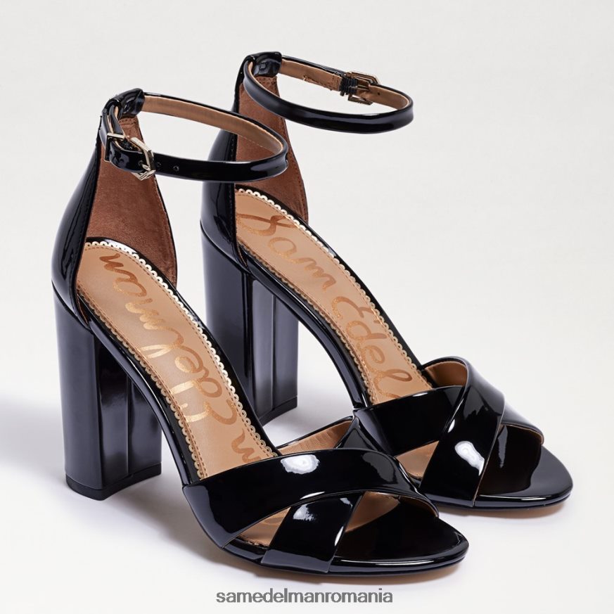Sam Edelman încălţăminte negru femei sandală yancy cu curea la gleznă HN448Z772
