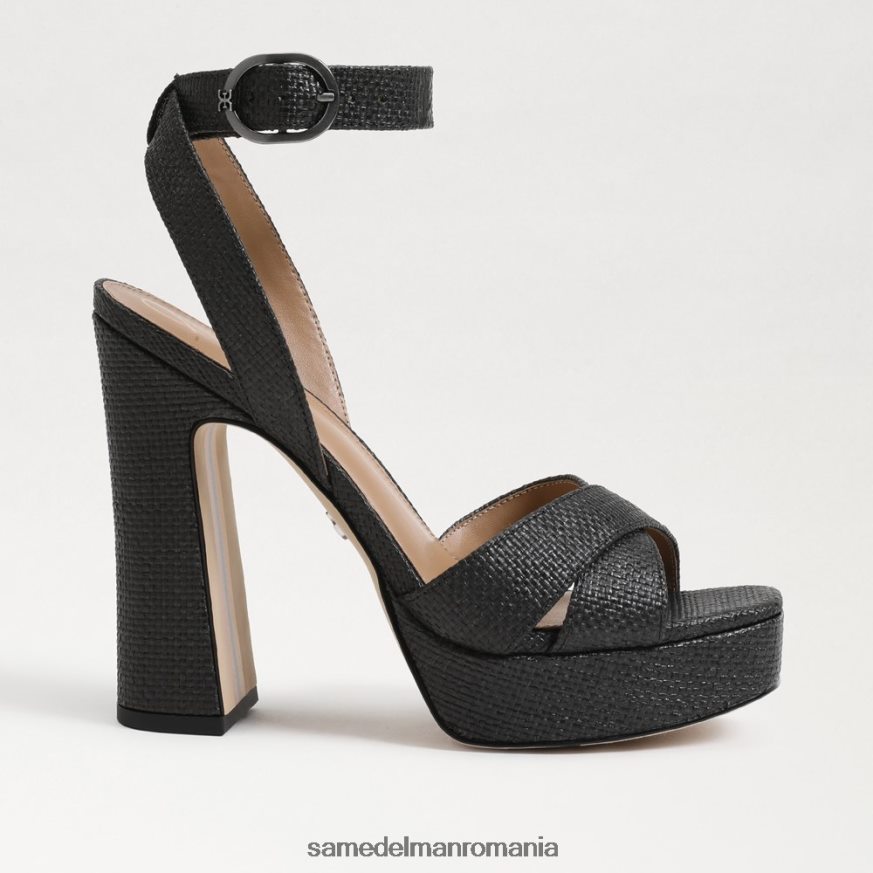 Sam Edelman încălţăminte negru femei sandale cu platformă kayna HN448Z513